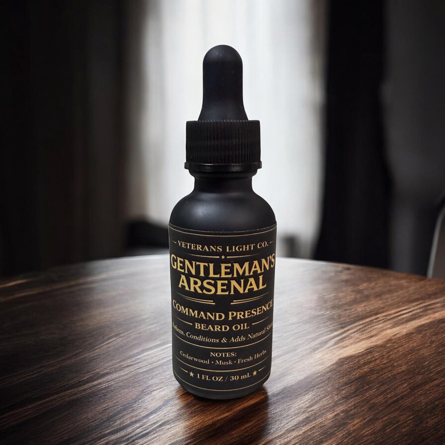 Command Presence Beard Oil | Cedarwood, Musk & Fresh Herbs