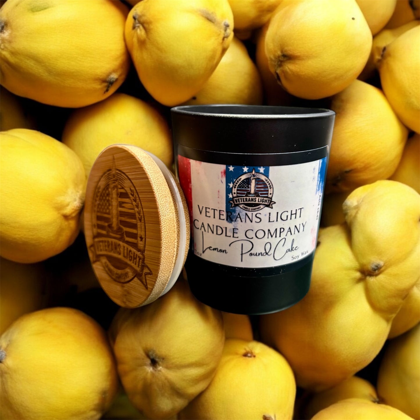 Lemon Punnd Cake Scented Candle by Veterans Light Candle Company