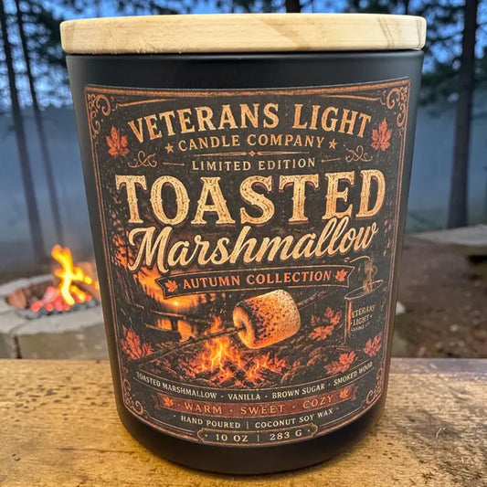 Toasted Marshmallow | Soy Candle with Vanilla, Smoke & Clove