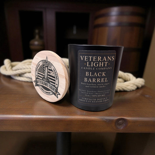 Black Barrel – Warm Sugar, Bourbon, Refined Smoke