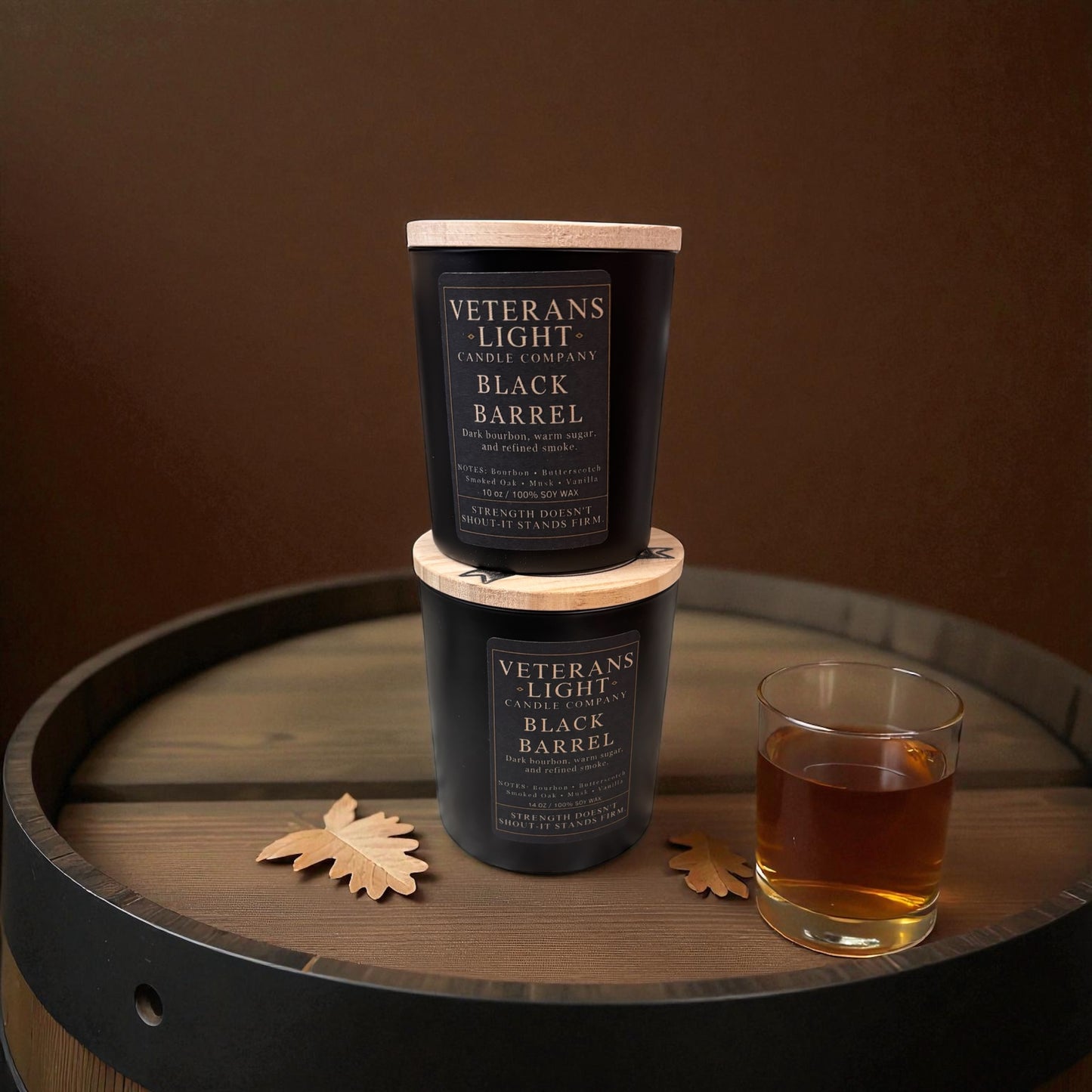 Black Barrel – Warm Sugar, Bourbon, Refined Smoke