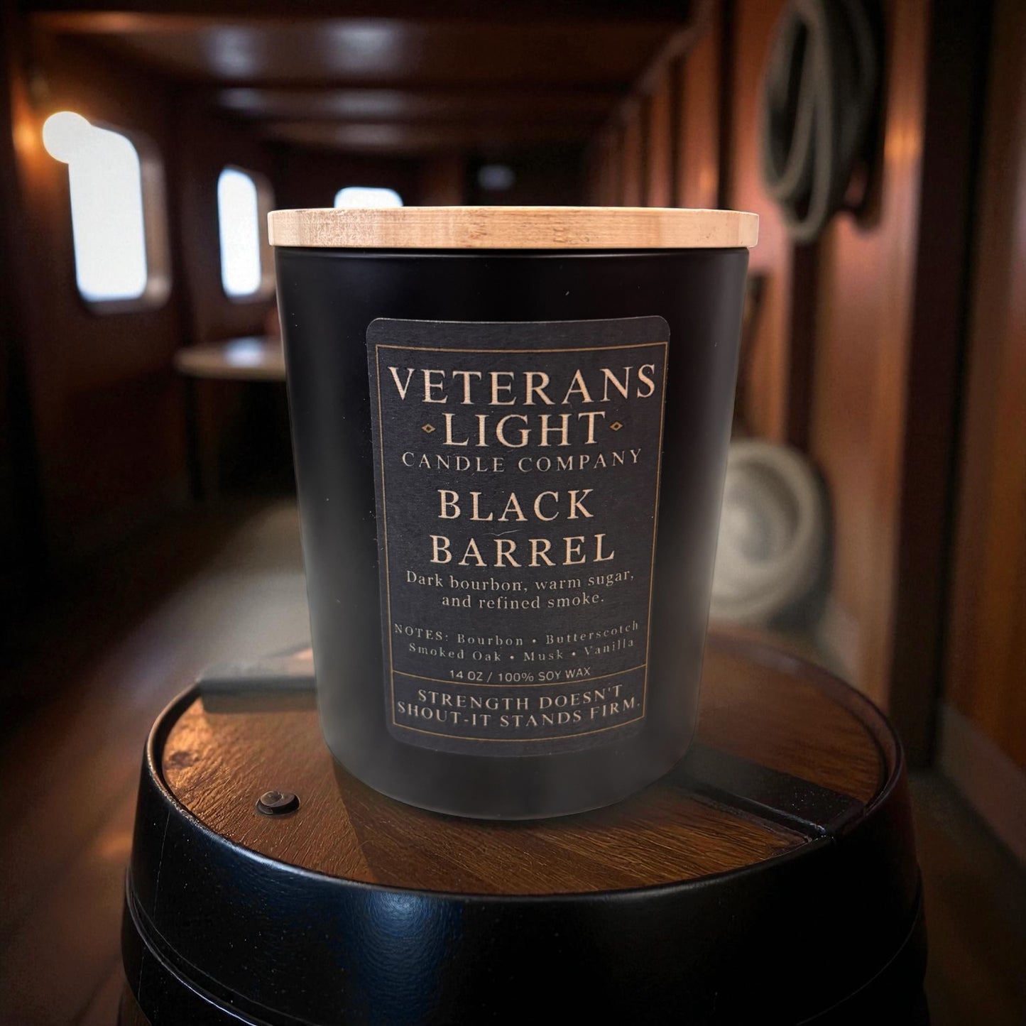 Black Barrel – Warm Sugar, Bourbon, Refined Smoke