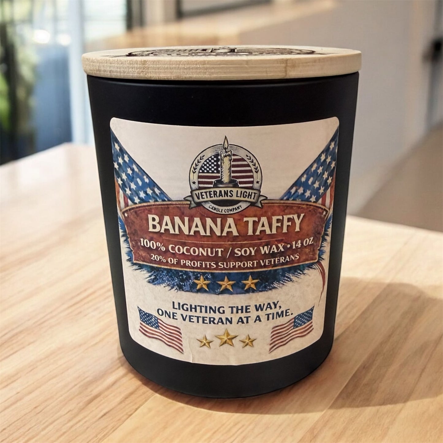 Banana Taffy – Hand-Poured Soy & Coconut Wax Candle