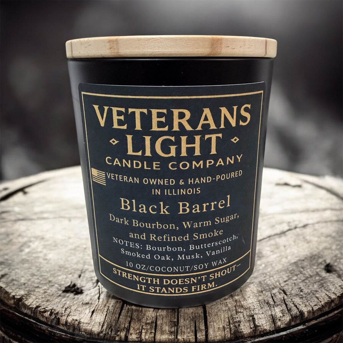 Black Barrel – Warm Sugar, Bourbon, Refined Smoke