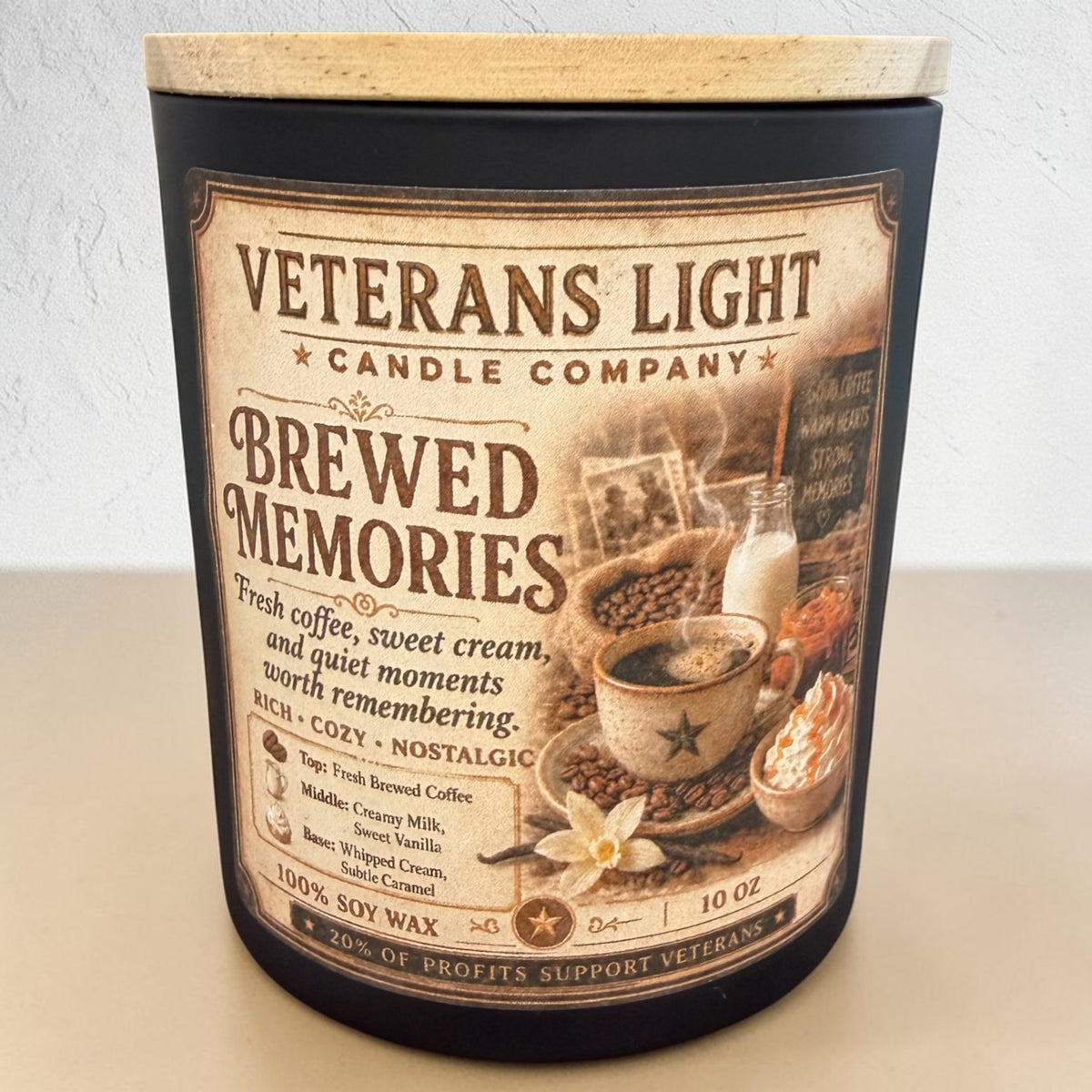 Brewed Memories Candle – Rich Coffee & Vanilla Comfort