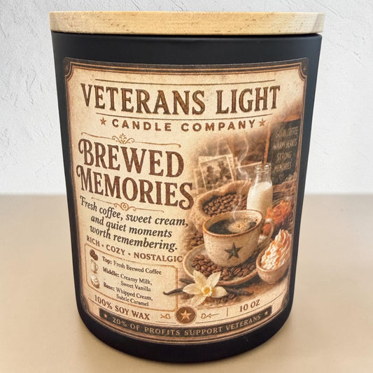 Brewed Memories Candle – Rich Coffee & Vanilla Comfort