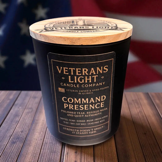 Command Presence – Polished Strength in a Candle