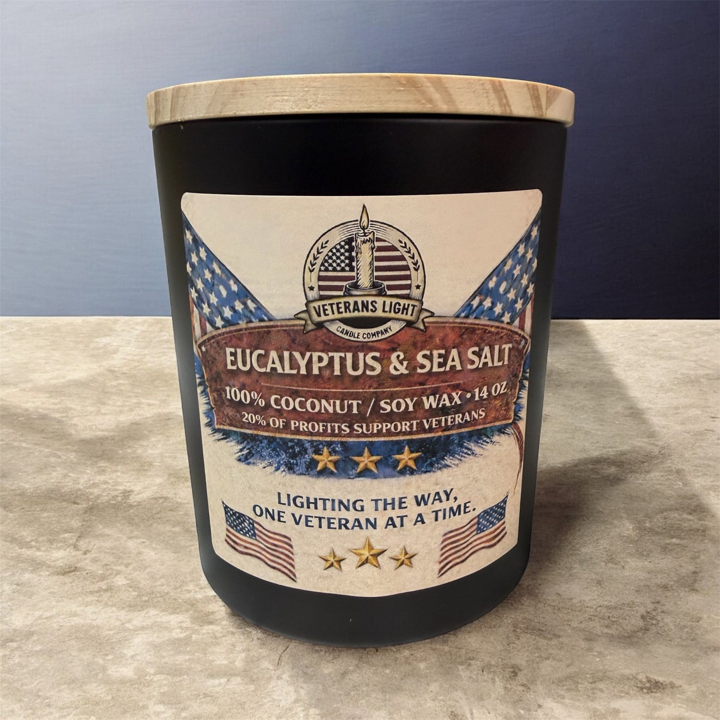 Eucalyptus & Sea Salt Candle – Fresh, Serene, Coastal