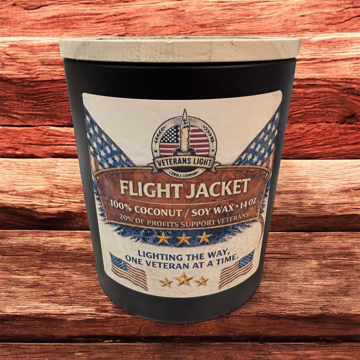 Flight Jacket Candle – Bold Leather & Amber Luxury