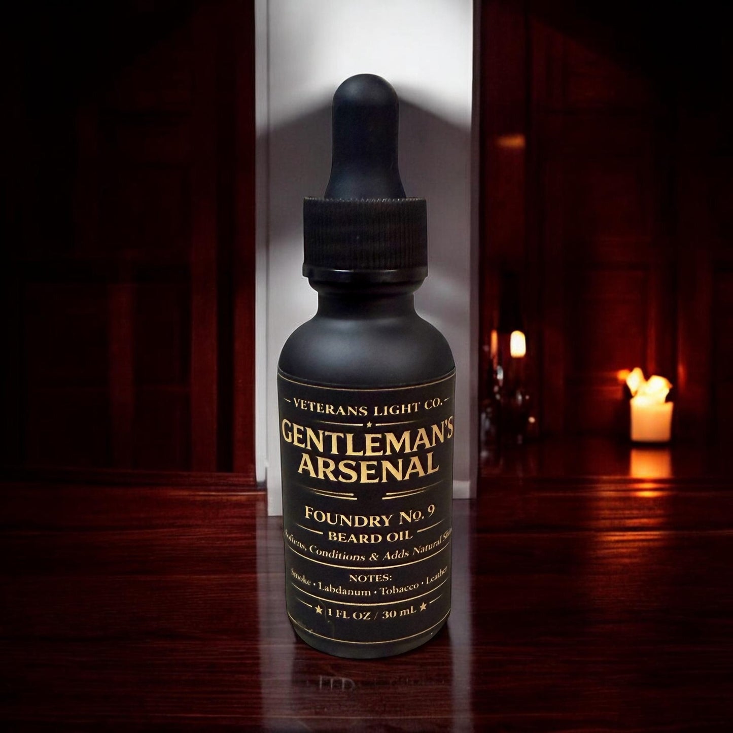 Foundry No. 9 Beard Oil | Smoke, Labdanum, Tobacco & Leather