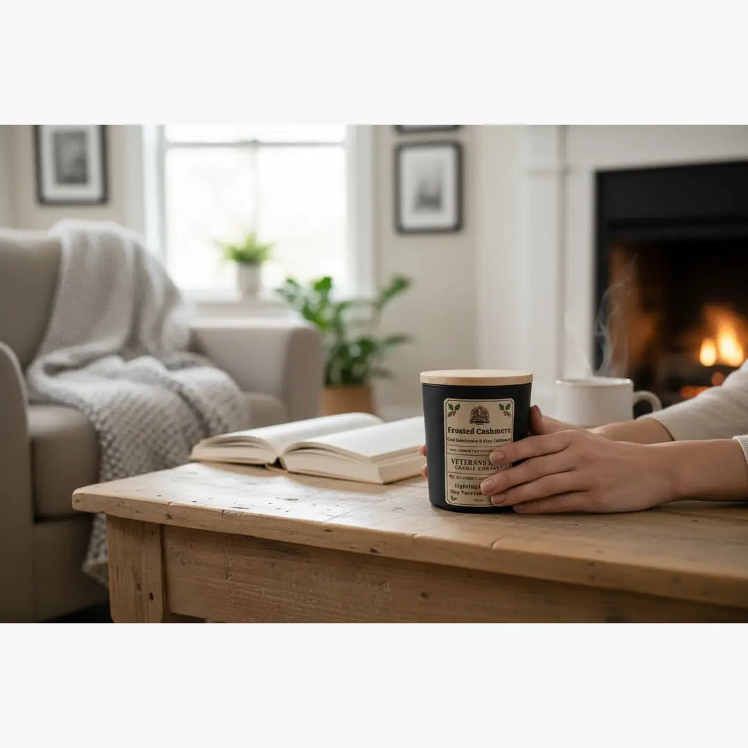 Frosted Cashmere | Cool Eucalyptus, Amber & Winter Warm