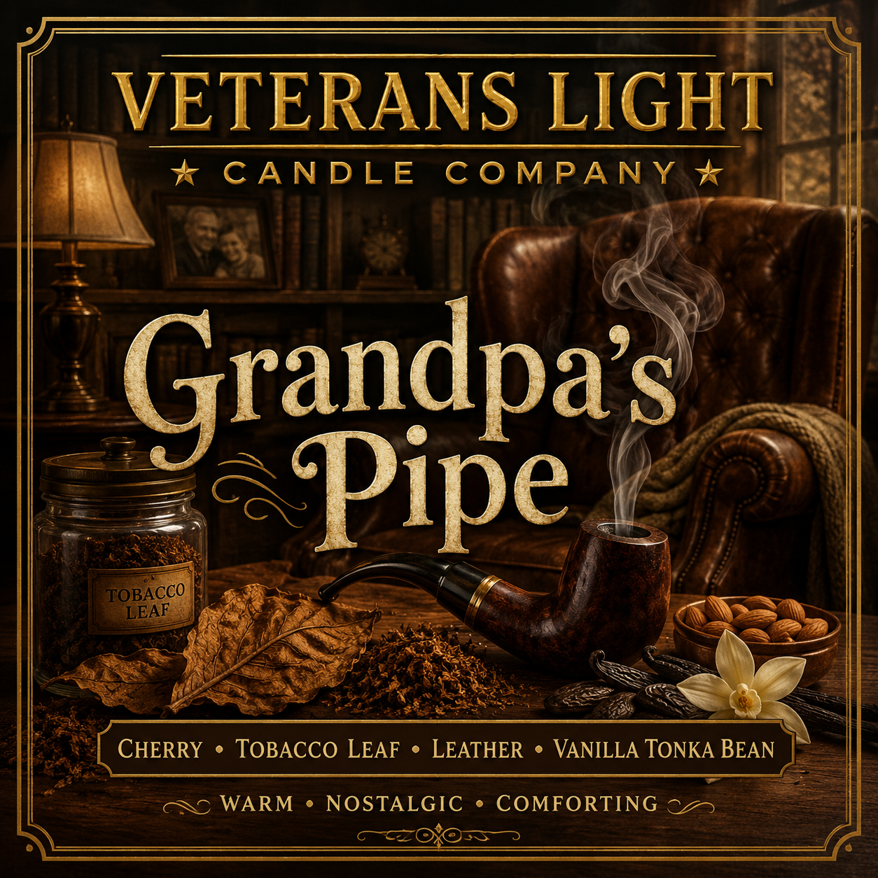 Grandpa's Pipe | Cherry, Tobacco Leaf, Leather & Tonka