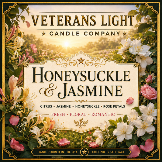Honeysuckle in the Meadow Candle – Light, Floral & Elegant