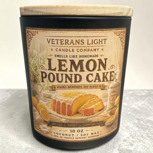 Lemon Pound Cake Candle – Sweet, Citrusy, & Comforting
