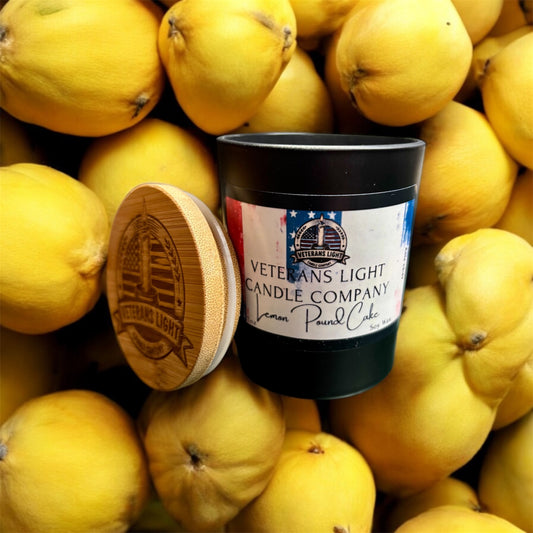 Lemon Punnd Cake Scented Candle by Veterans Light Candle Company