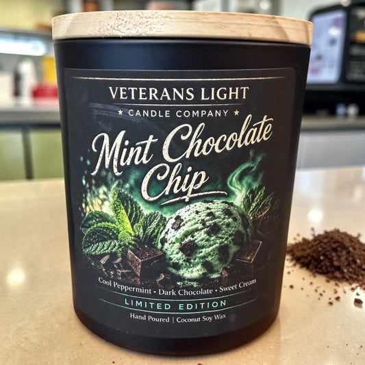 Mint Chocolate Chip Candle | Limited Edition Coconut Soy Candle