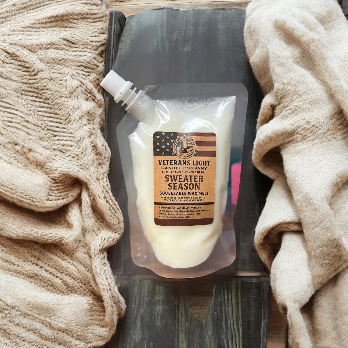 Sweater Season | Cozy Autumn Soy Candle – Mint, Apple & Moss