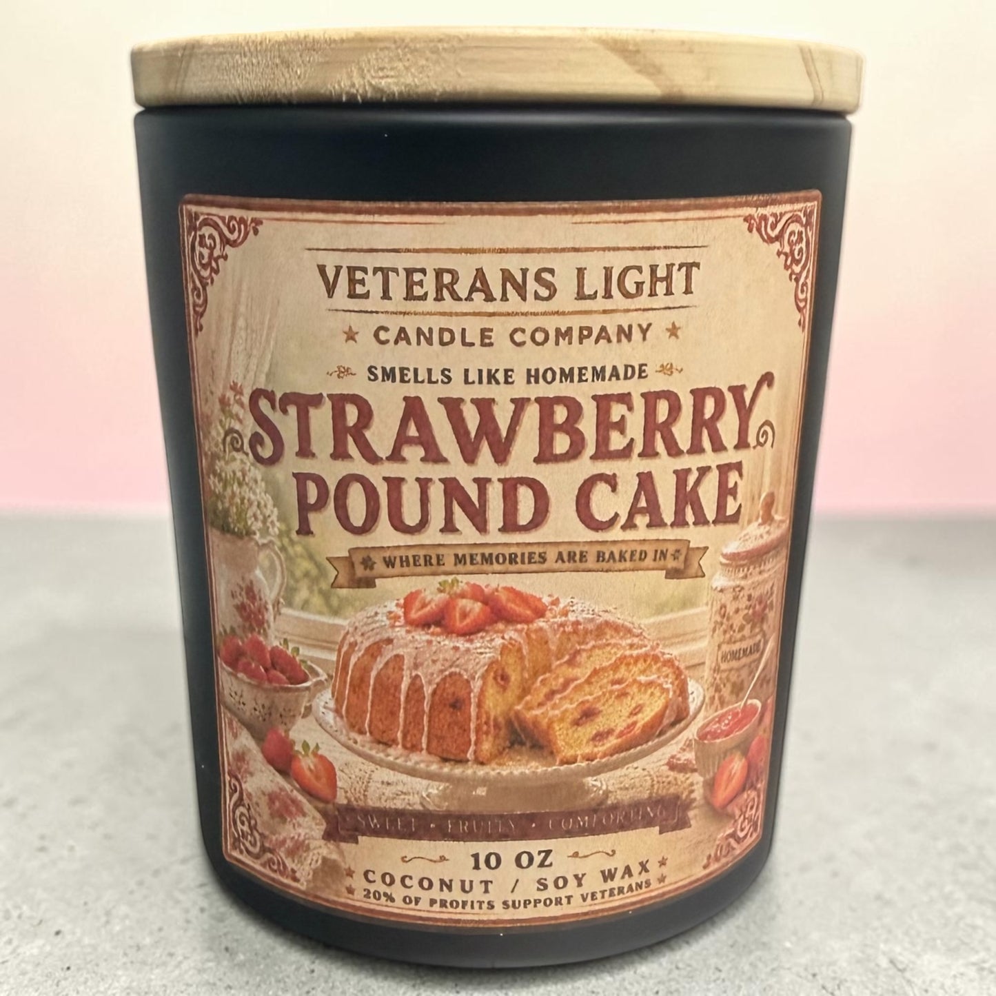 Strawberry Pound Cake| Sweet Baked Vanilla & Berry Scent