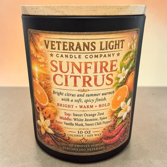 Sunfire Citrus | Orange Zest, Jasmine, Chili Peppers & Vanilla Musk