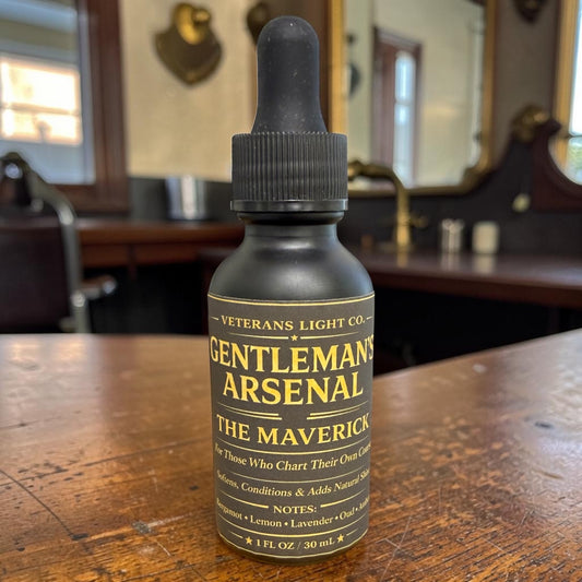 The Maverick Premium Beard Oil | Bergamot, Oud & Amber