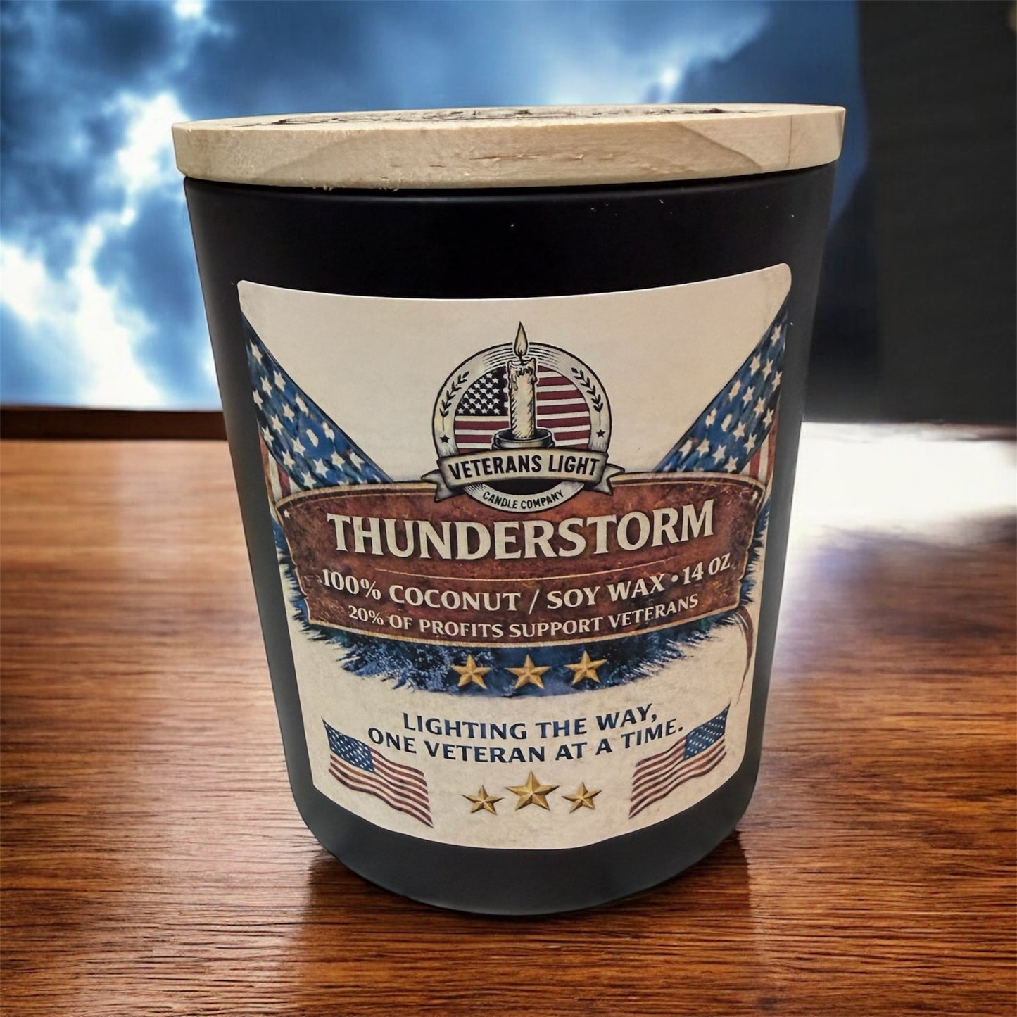 Thunderstorm Candle – Fresh Rain & Earthy Calm
