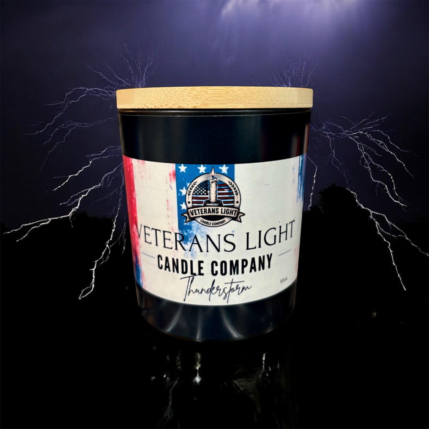 Thundersorm scented candles by Veterans Ligh Candle Compacy