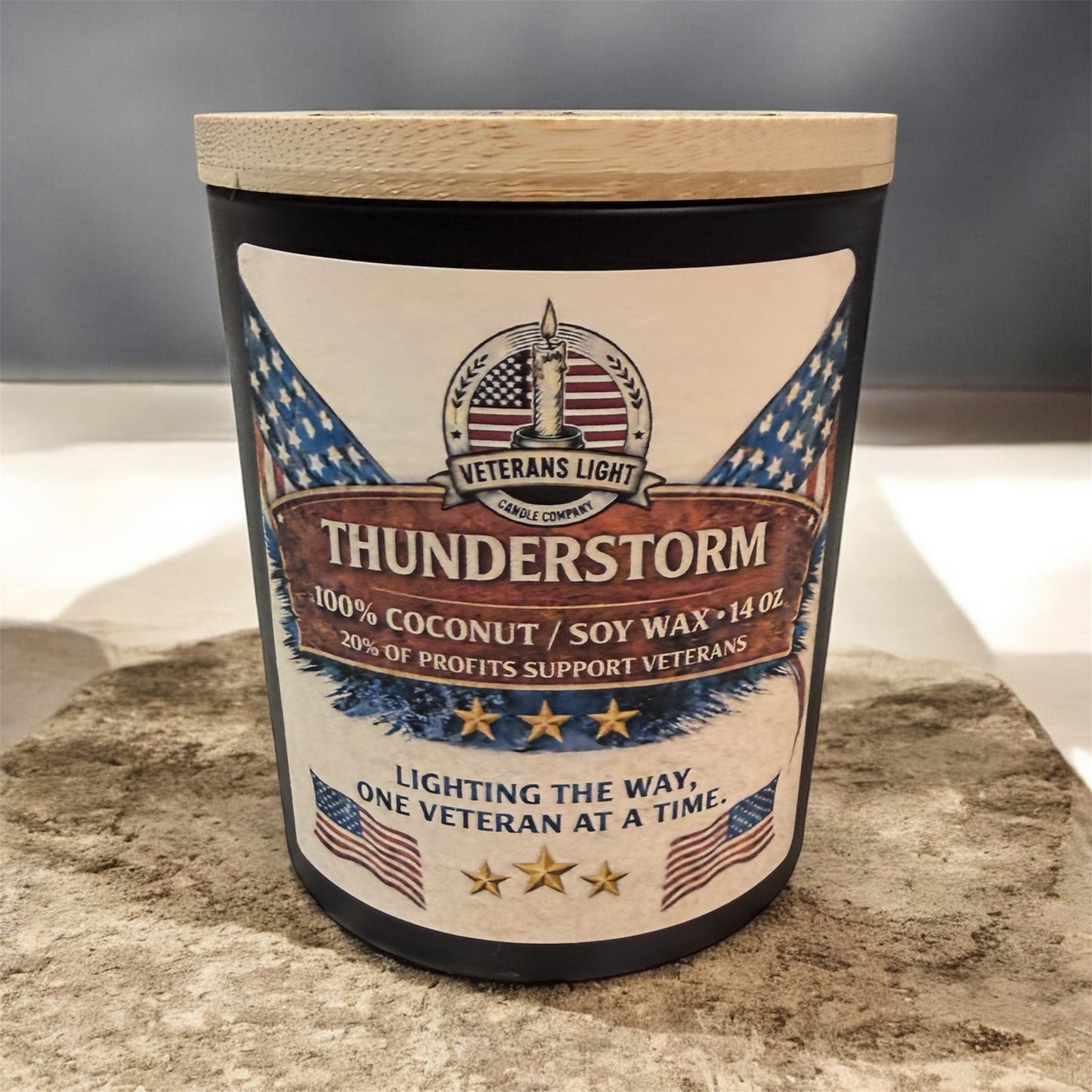 Thunderstorm Candle – Fresh Rain & Earthy Calm