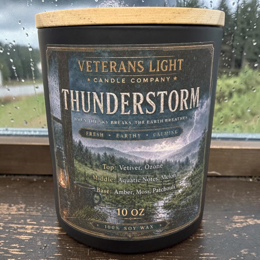 Thunderstorm Candle – Fresh Rain & Earthy Calm